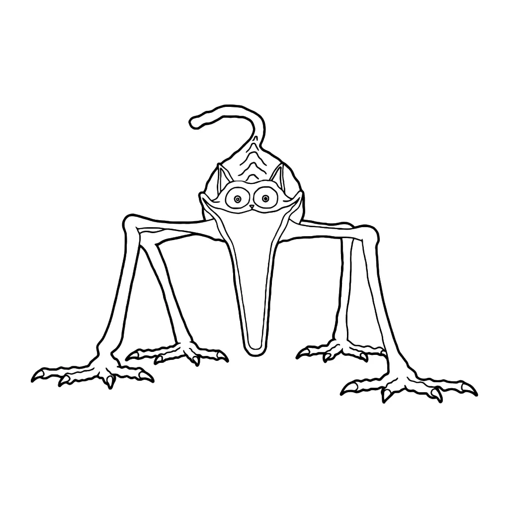 Desenho do Catnap para imprimir