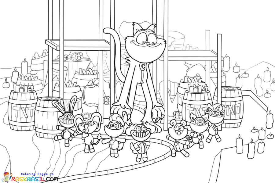 Smiling Critters para colorir