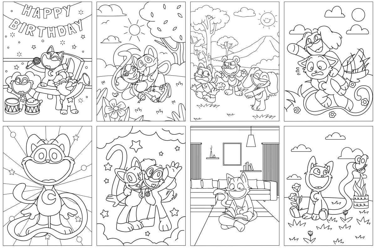Desenho do Catnap para imprimir