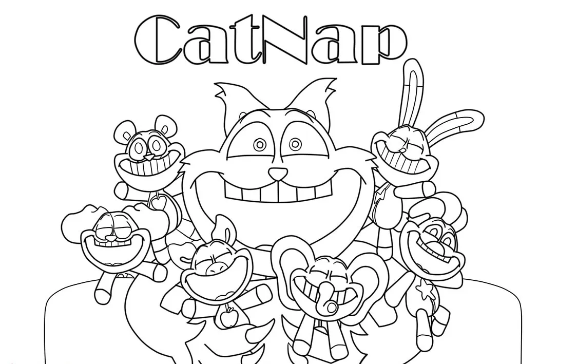 Smiling Critters para colorir