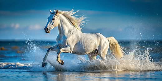 Cavalo branco mitologia