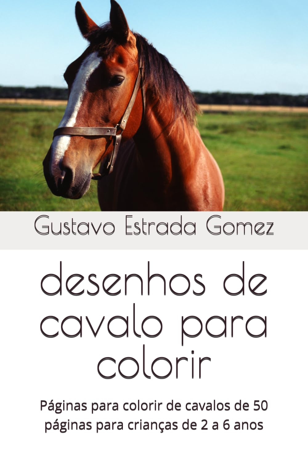 cavalo para colorir