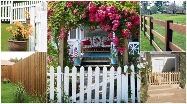 como escolher a madeira ideal para cerca de jardim