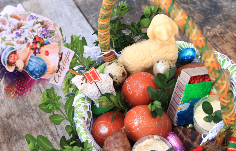 10 ideias criativas cesta de páscoa personalizada