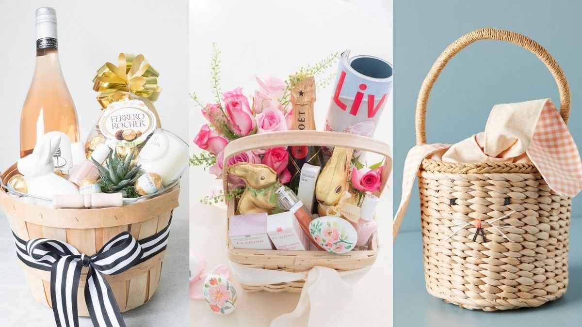 ideias criativas cesta de páscoa personalizada