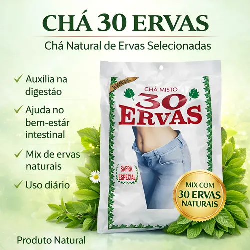 cha 30 ervas