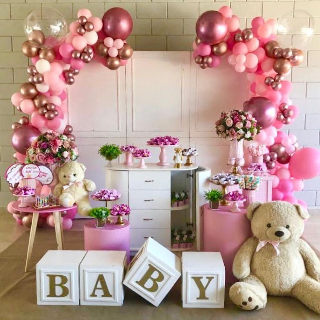 ideias chá de bebê menina