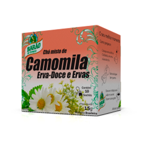 benefícios chá camomila erva doce