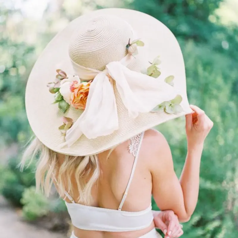 chapeu de praia feminino