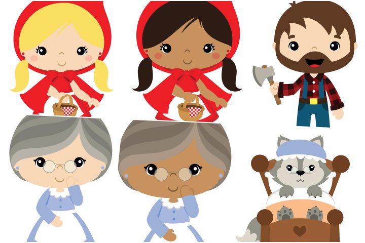 desenhos do chapeuzinho vermelho para imprimir