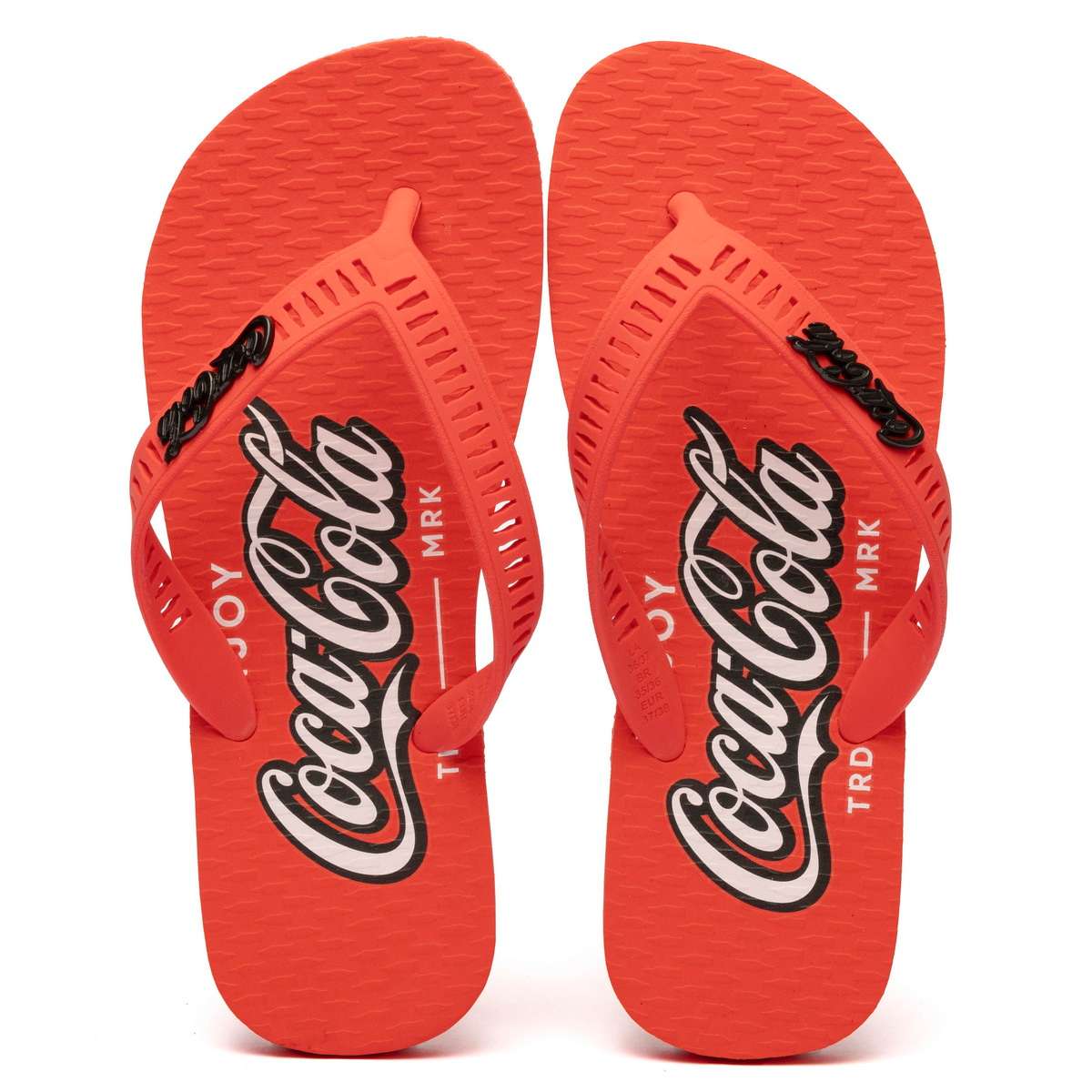 chinelo da coca cola