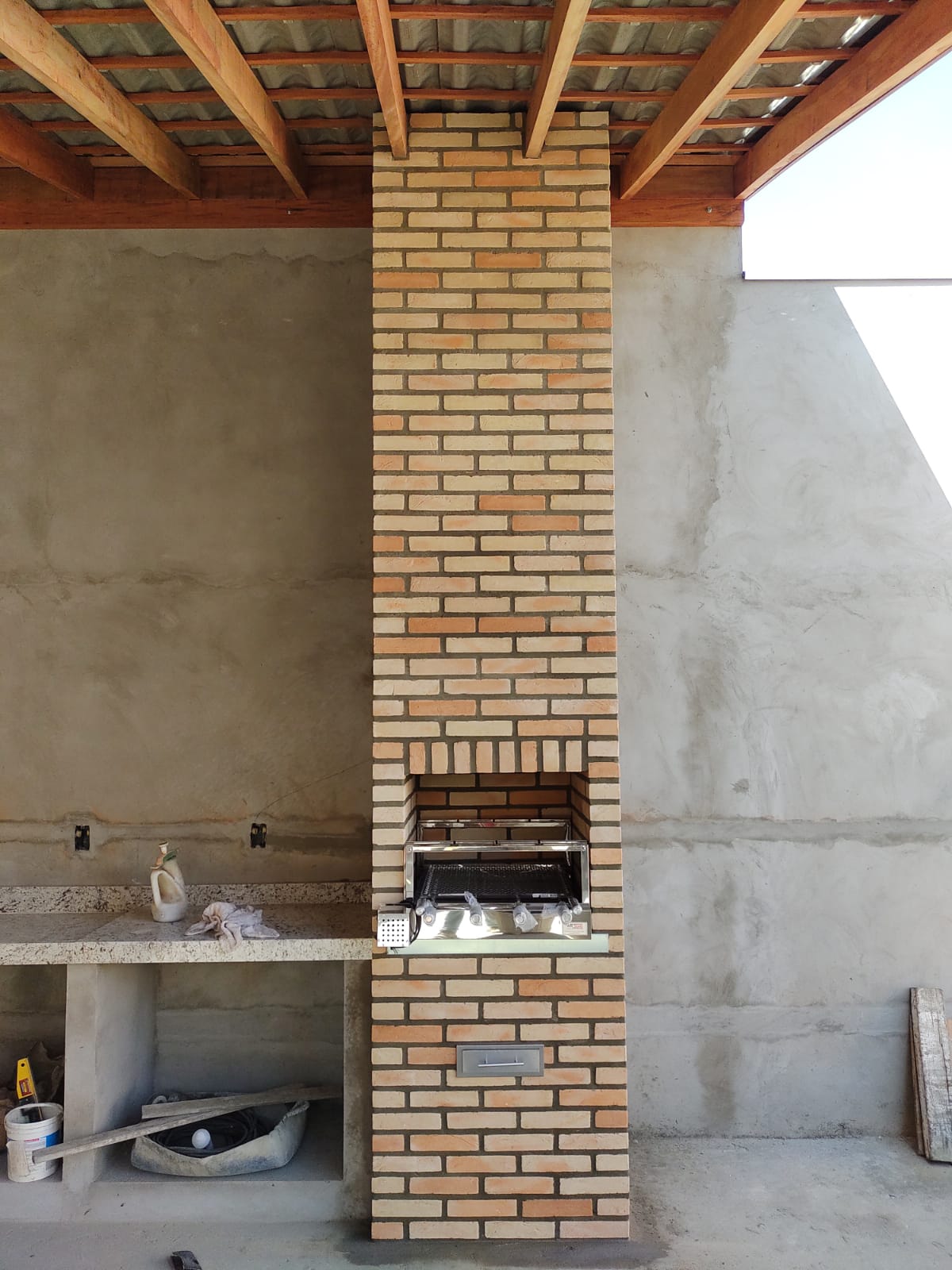 churrasqueira de alvenaria