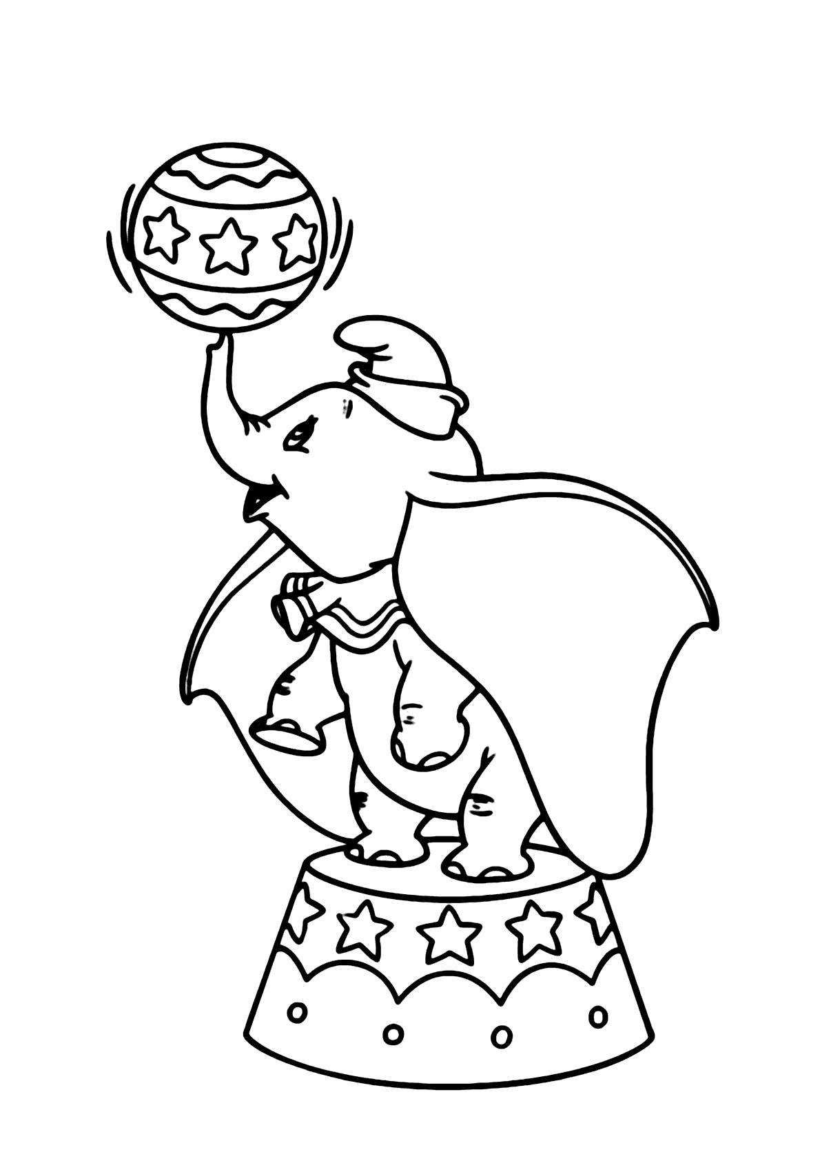 personagens de circo para pintar