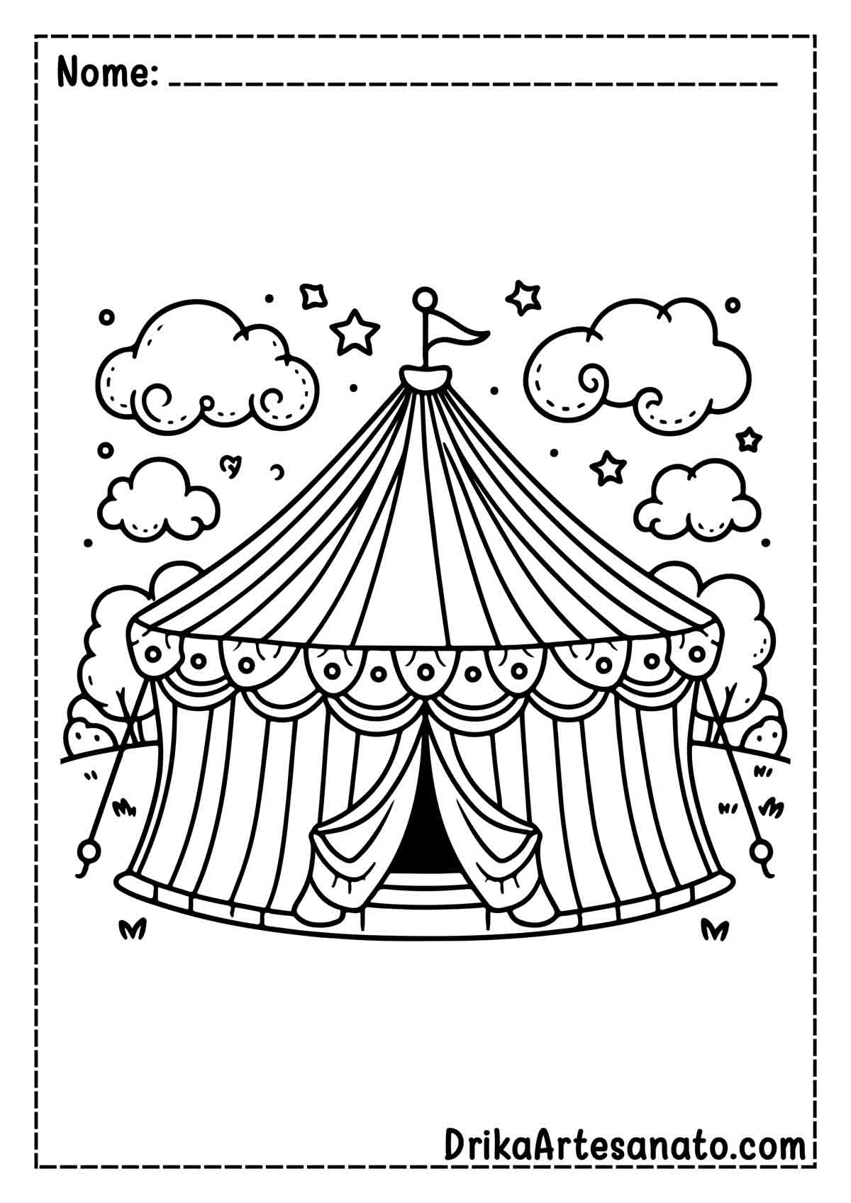 atividade circo para crianças