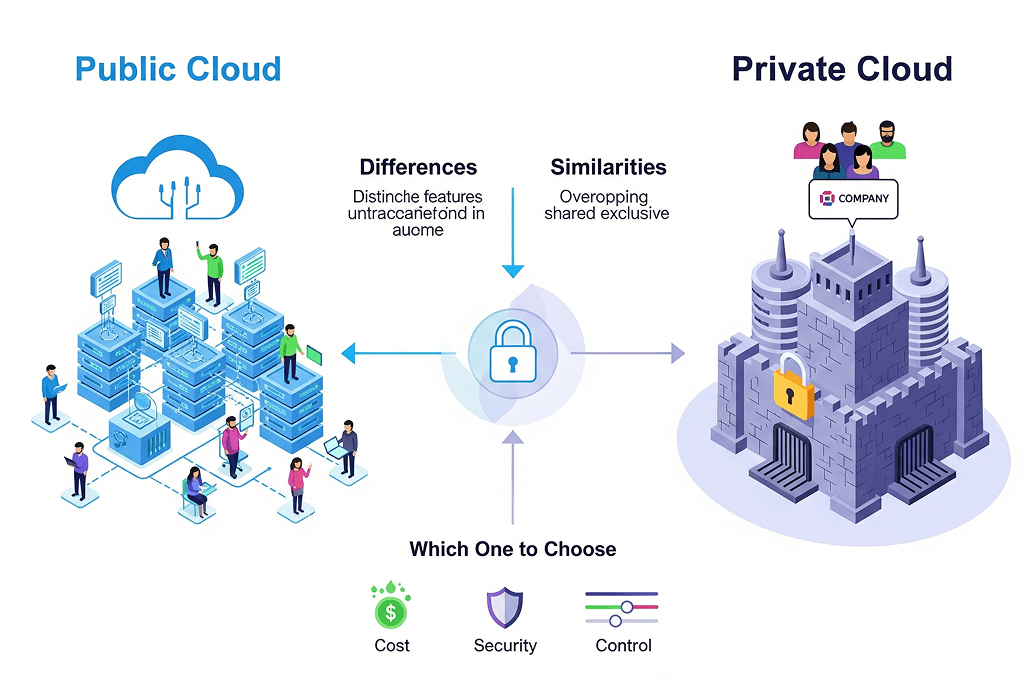 Cloud privada vs cloud pública custos