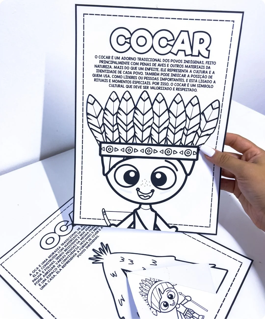 cocar de guerreiro para imprimir