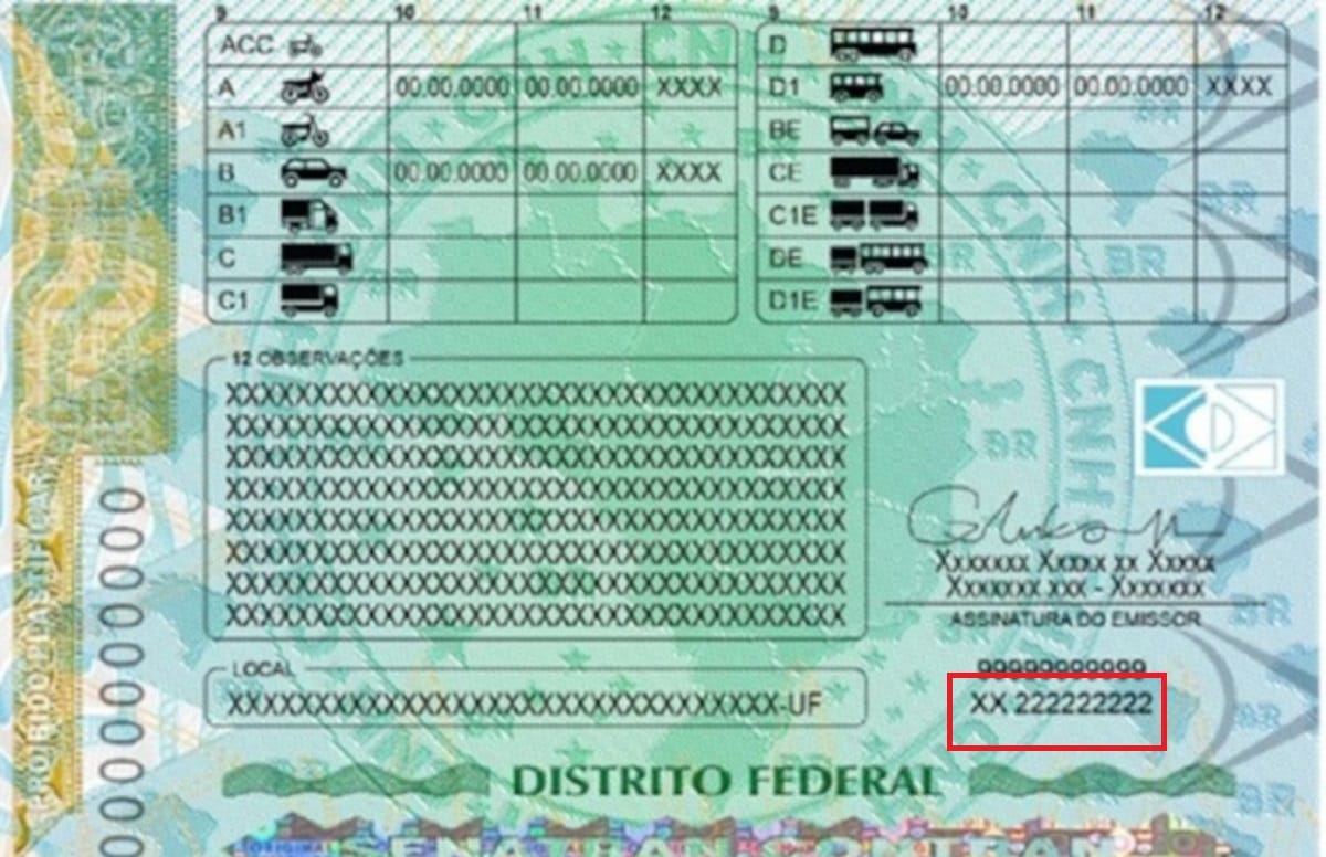 código de segurança CNH digital