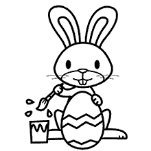 desenho de coelho da páscoa simples para iniciantes