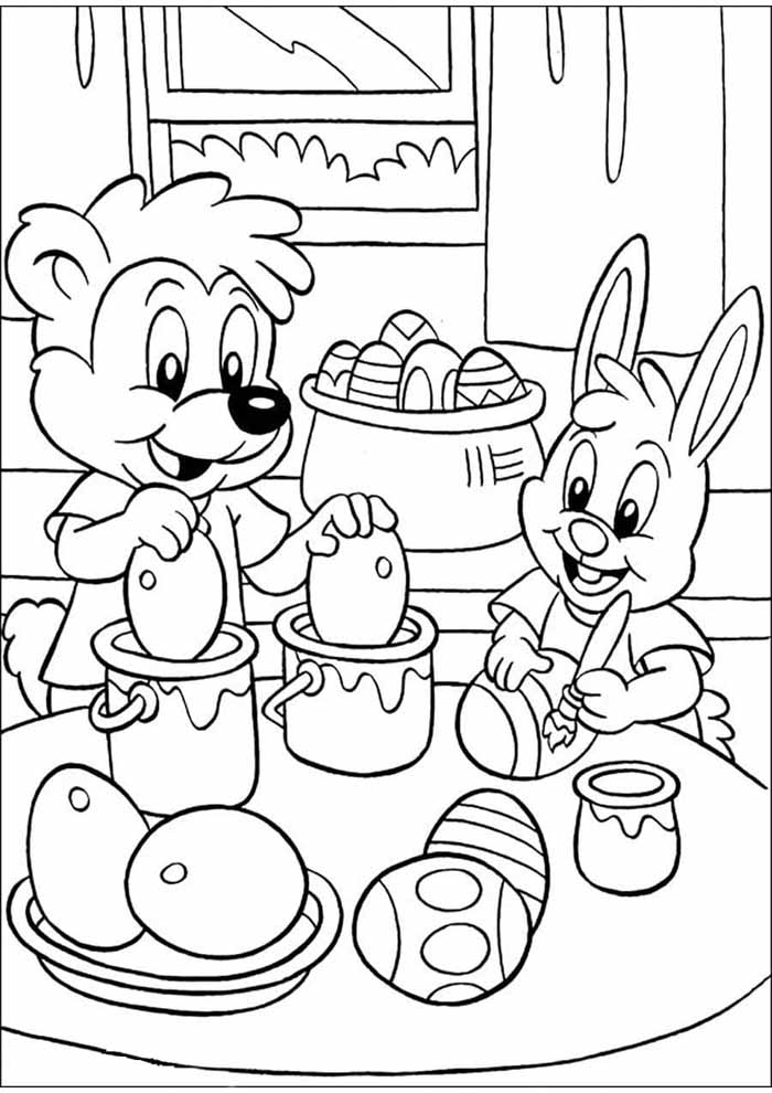 custo de materiais para colorir coelho de páscoa