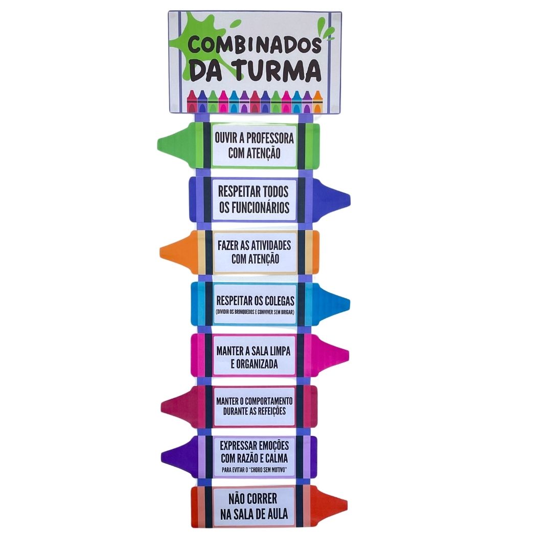 modelo combinados turma educação infantil