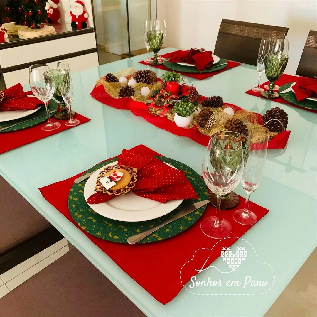 5 Dicas de Decoração de Mesa de Natal Rústica