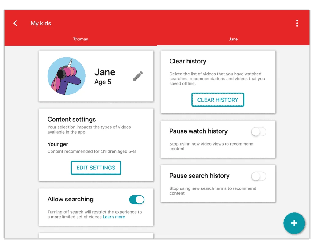 como configurar controle parental no youtube kids