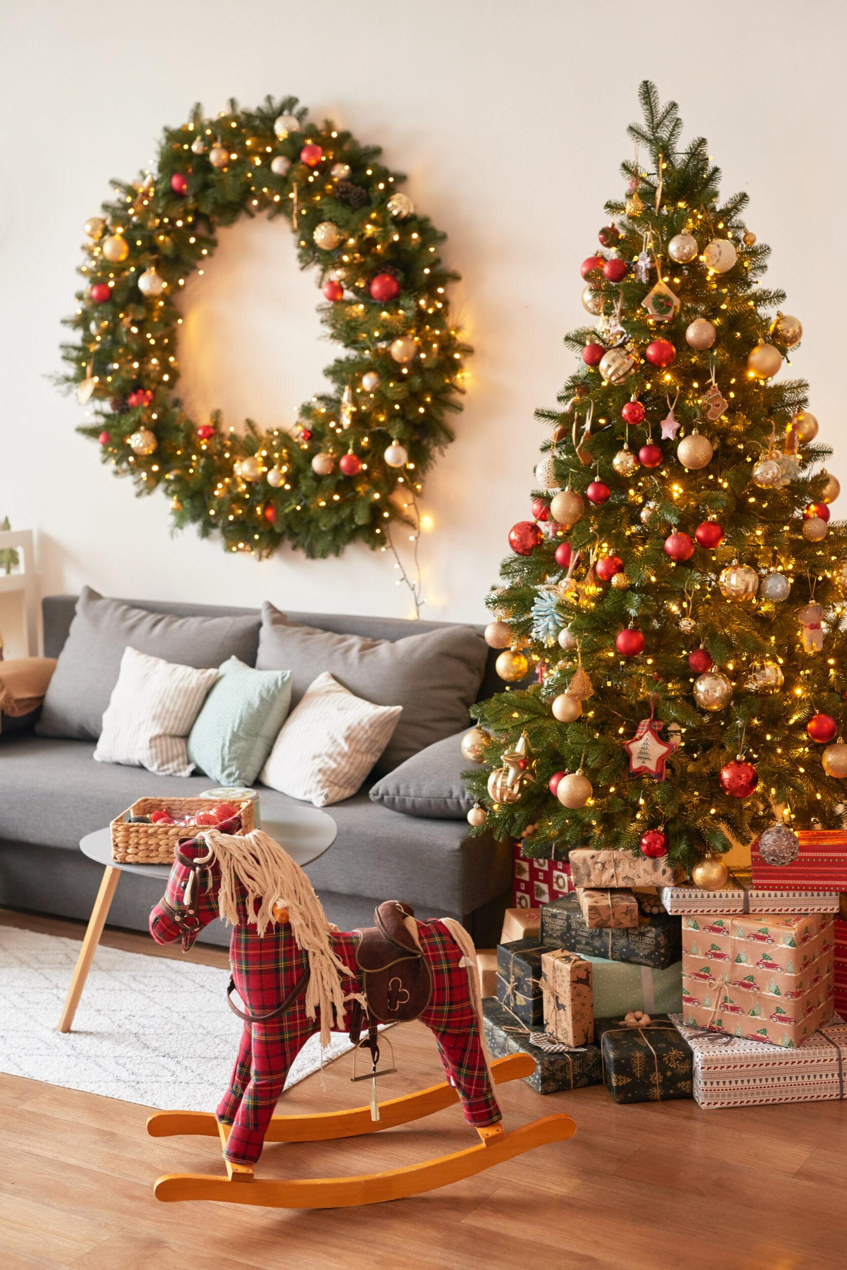 como decorar a sala de estar para o natal
