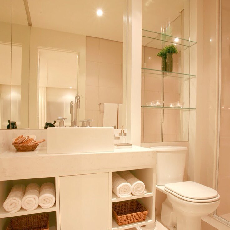 como decorar lavabo pequeno