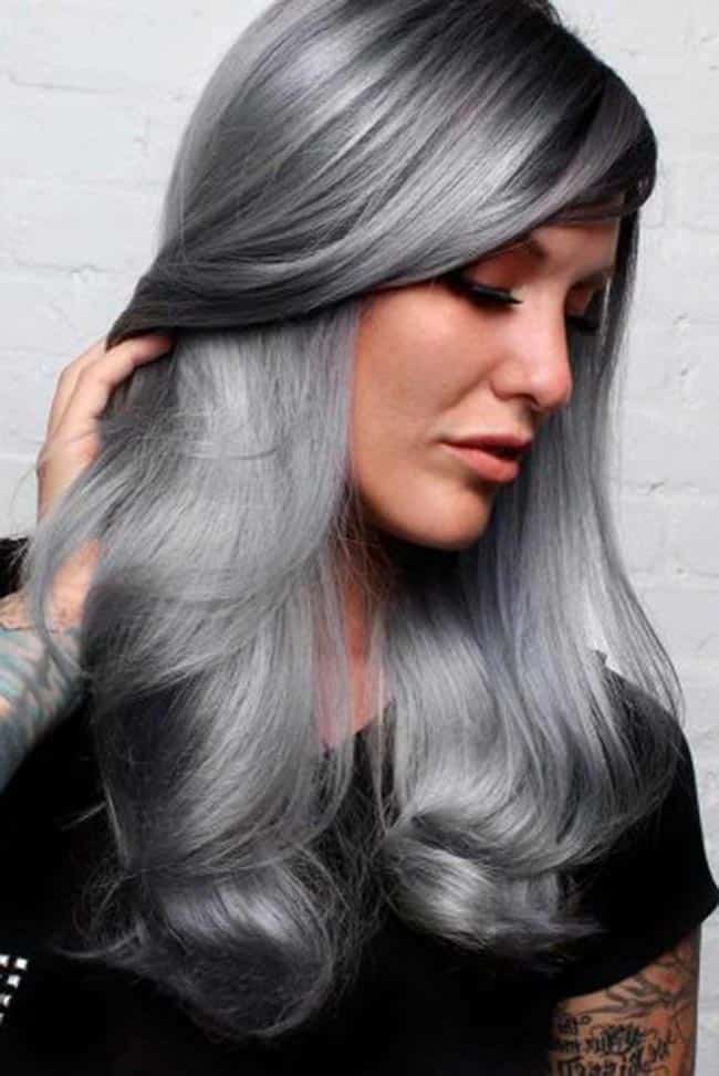 como deixar o cabelo cinza grafite