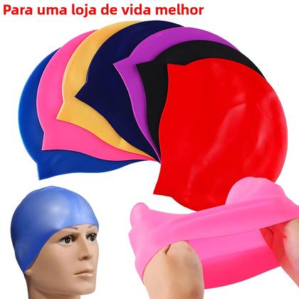 touca de natação para cabelo comprido