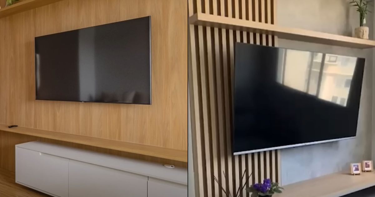 Reforma ou DIY: Decida Como Esconder os Fios da Sua TV
