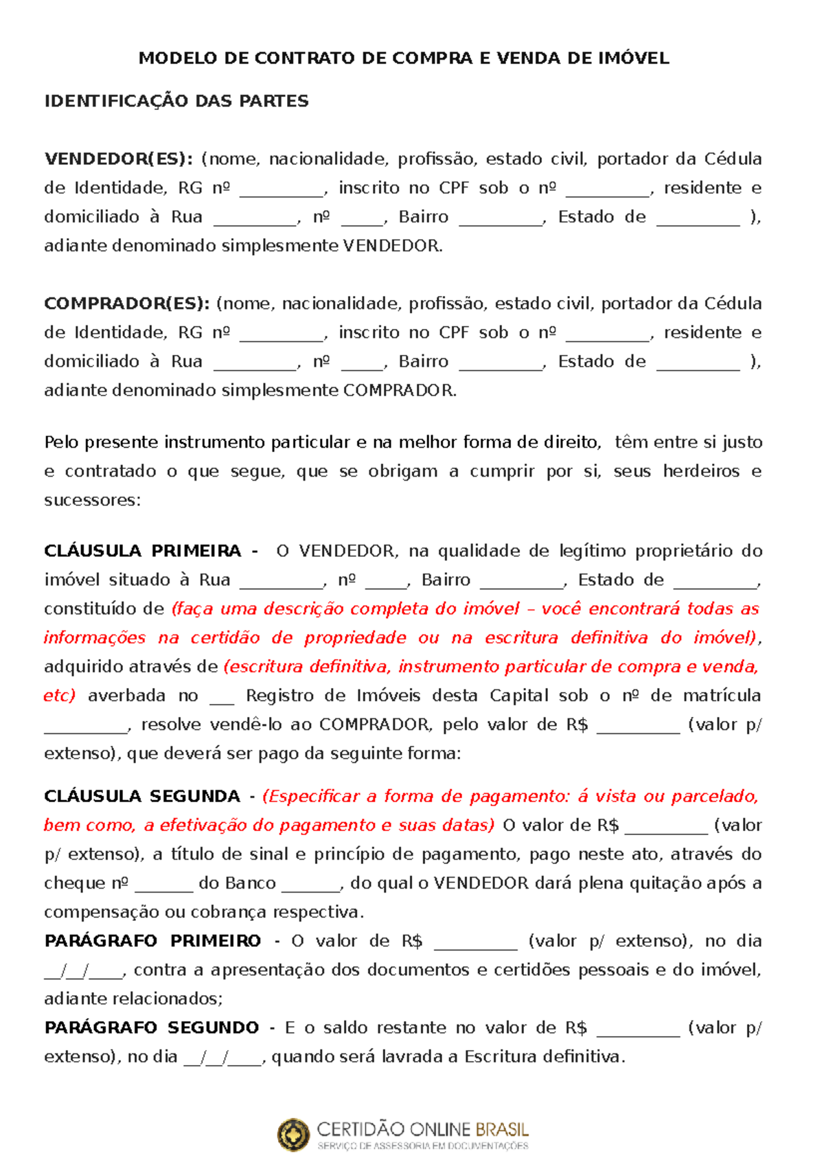 Como funciona o distrato de contrato de compra e venda