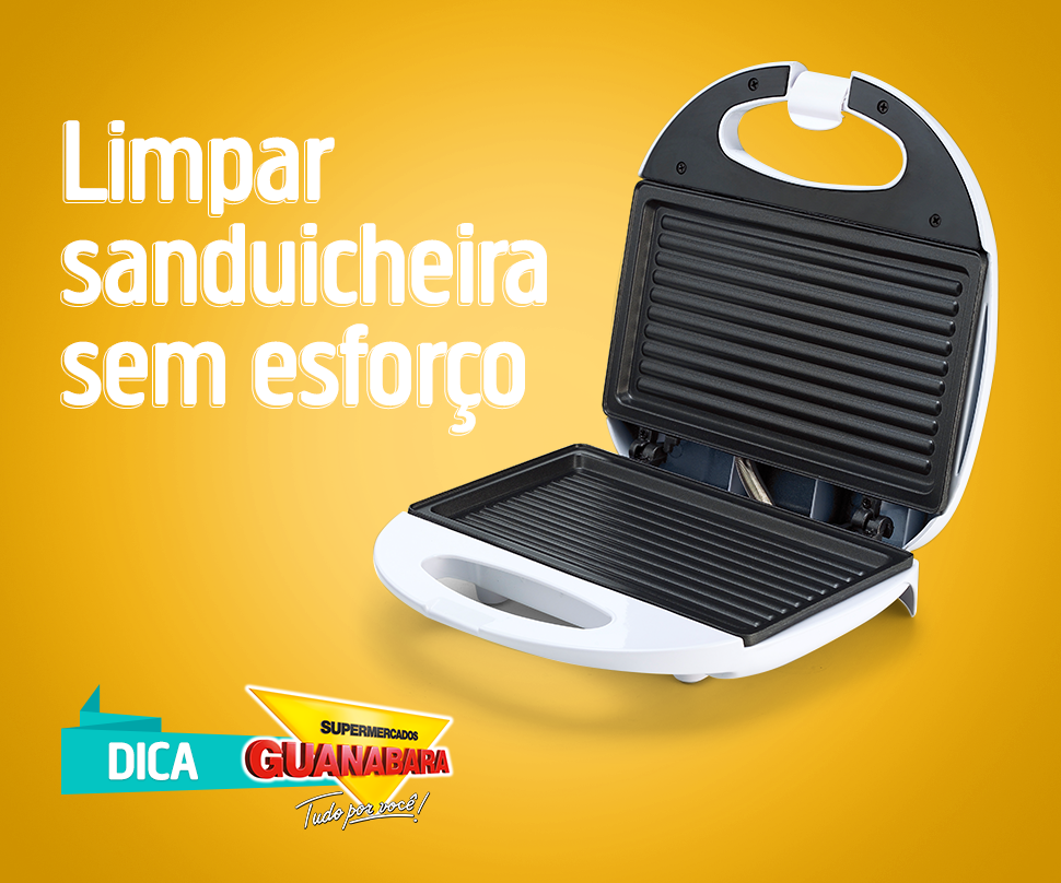 como limpar a sanduicheira