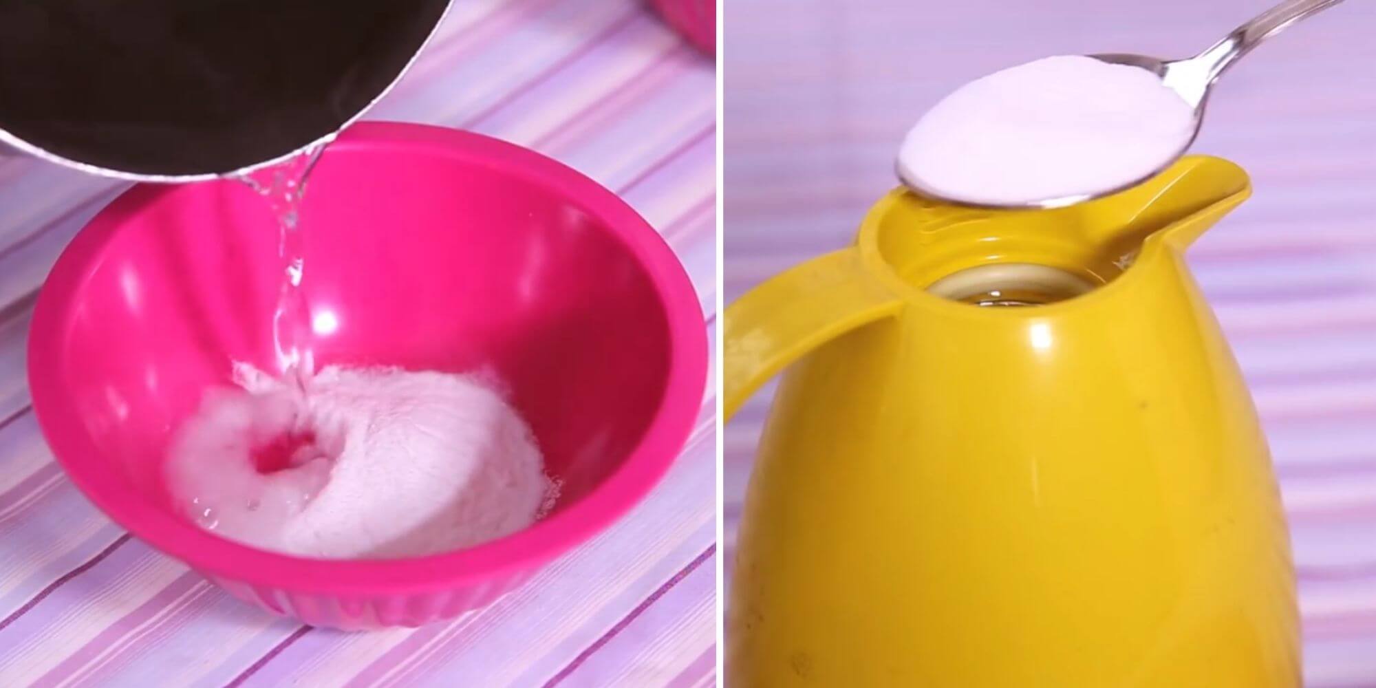 erros comuns ao limpar garrafa térmica de café