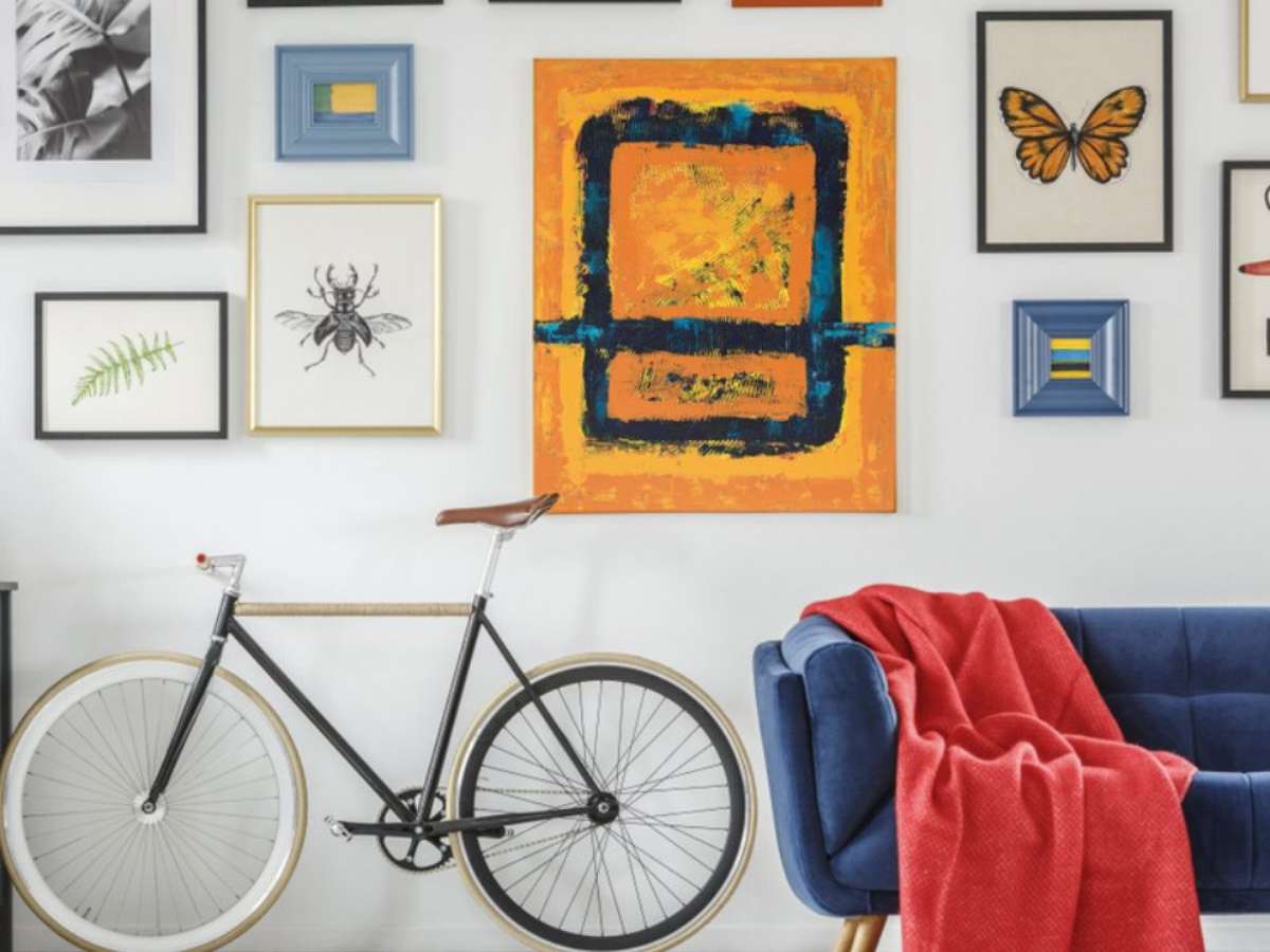 como montar uma gallery wall na sala