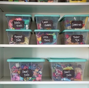 como organizar brinquedos