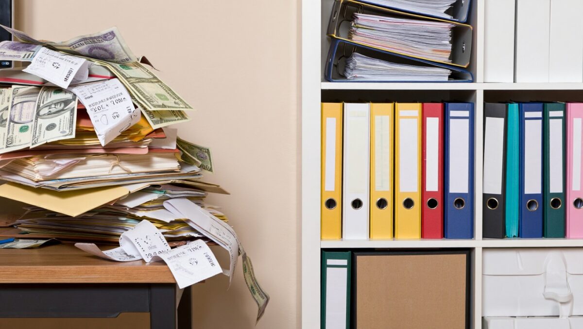 como organizar documentos em casa