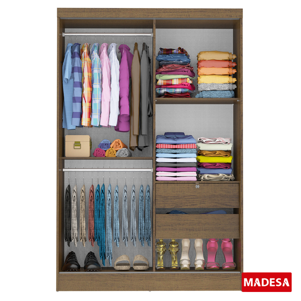 como organizar o guarda roupa pequeno e simples
