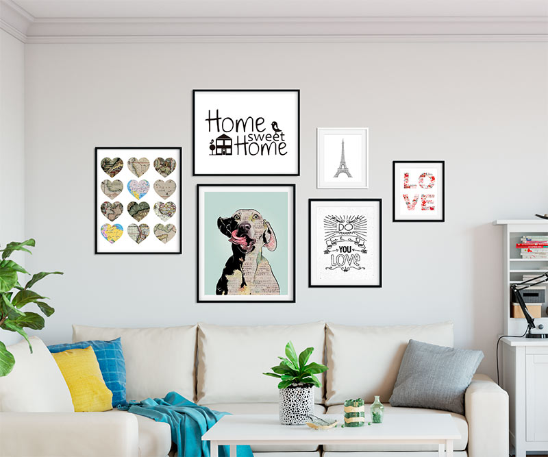 Guia completo de estilos de molduras para quadros