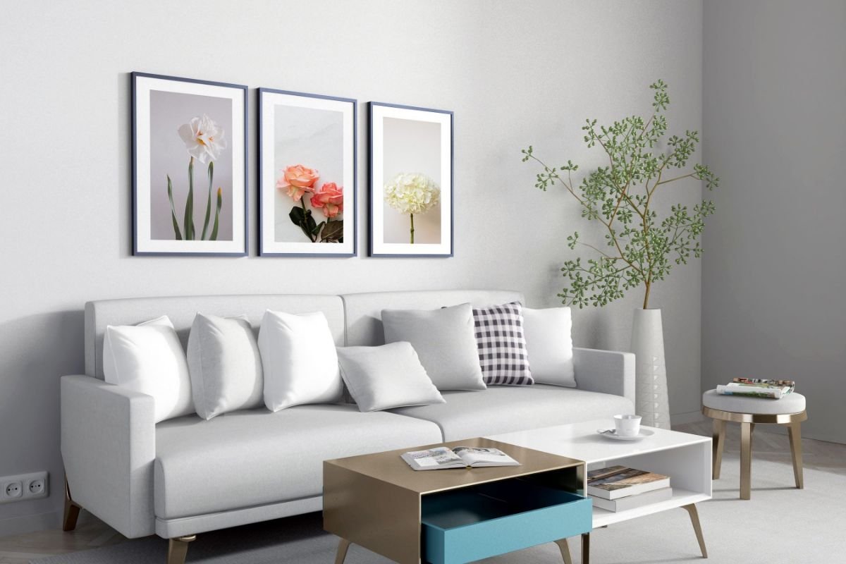 Soluções criativas para pendurar quadros sem furar a parede