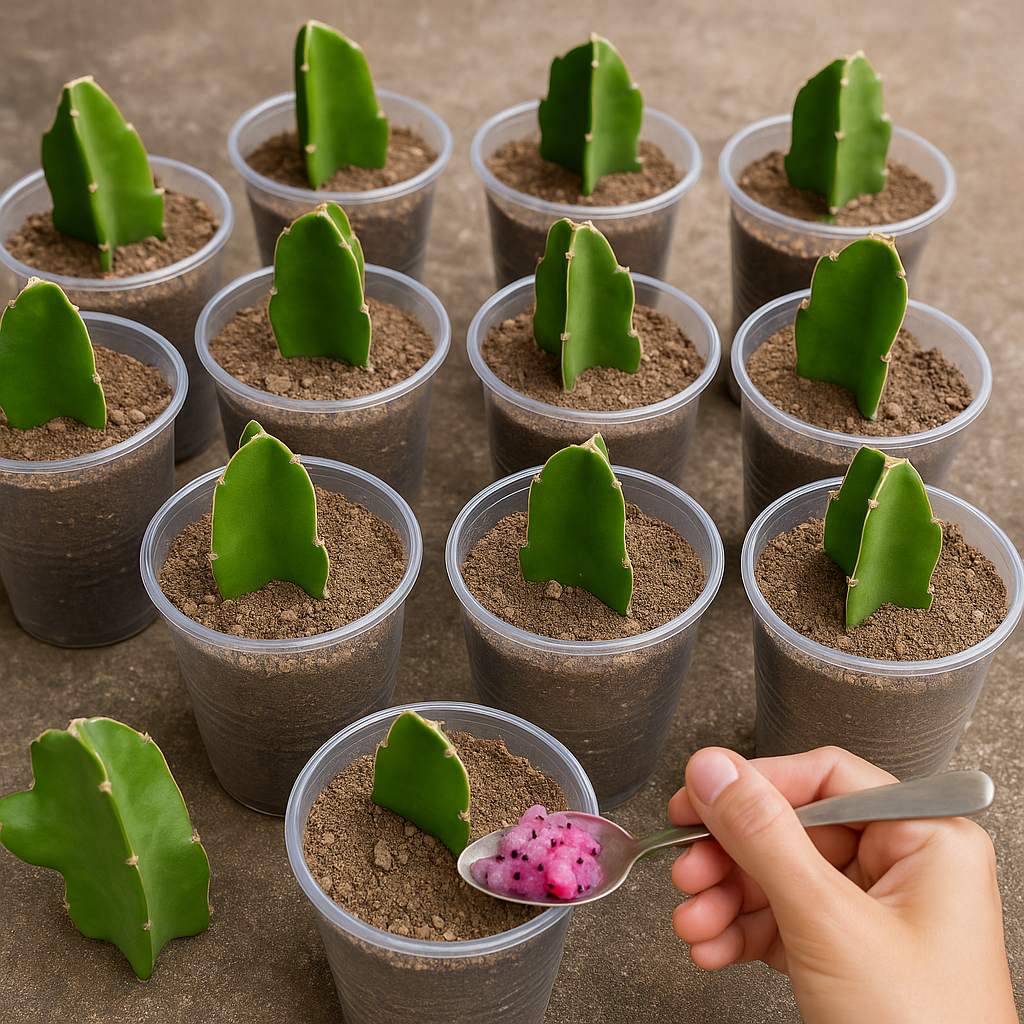 como plantar a pitaya