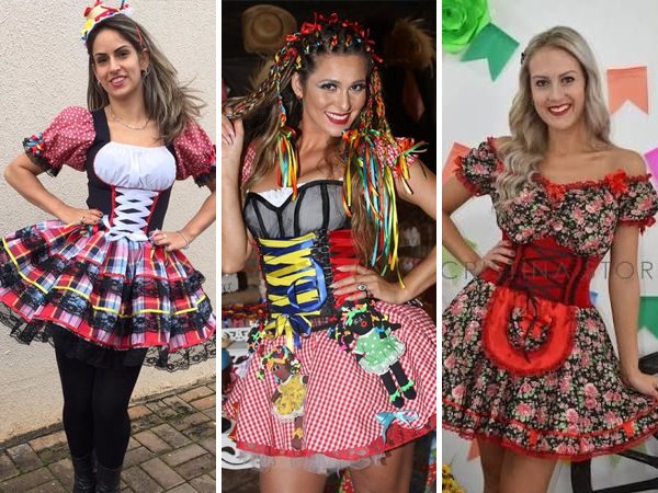 como se vestir para festa junina feminino