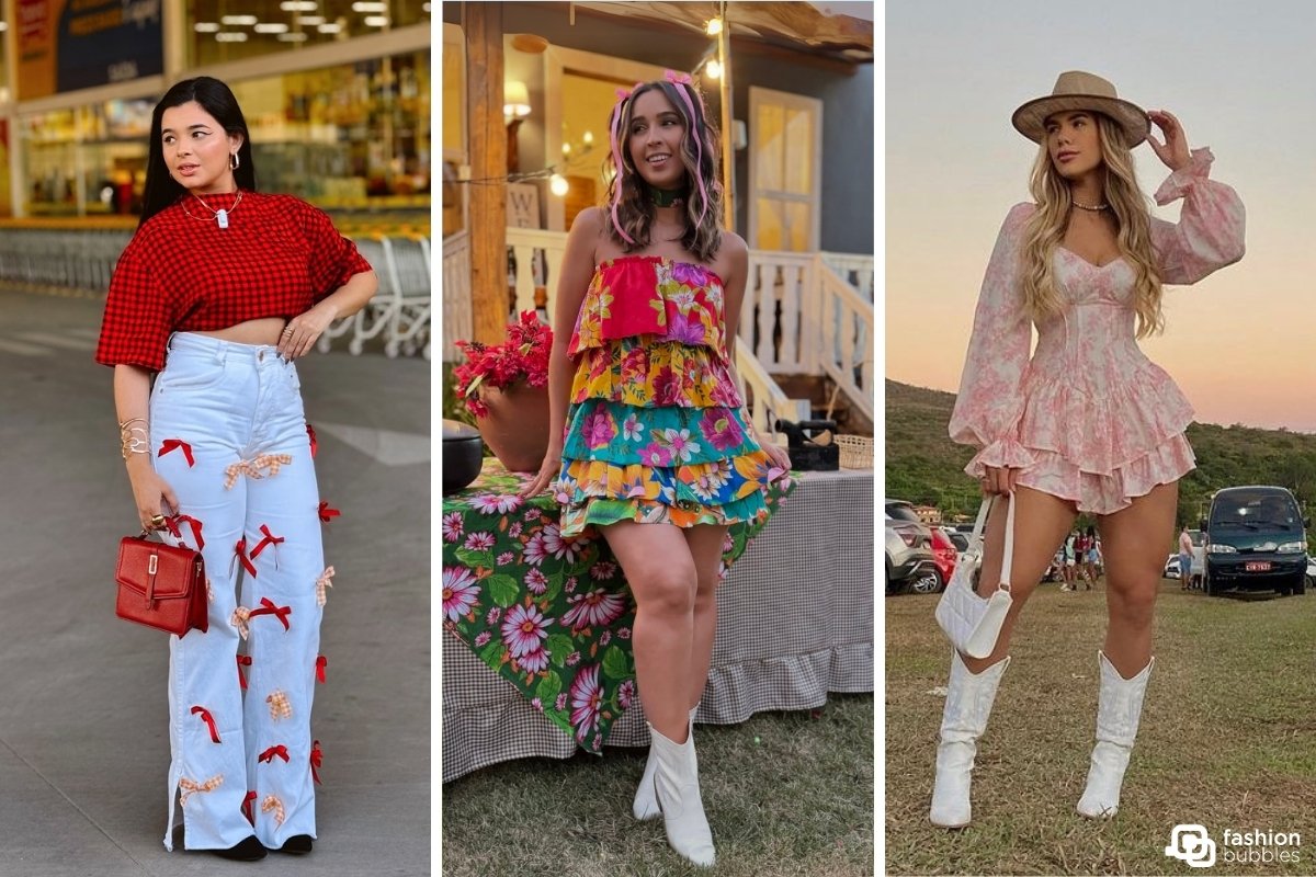 ideias de looks festa junina modernos