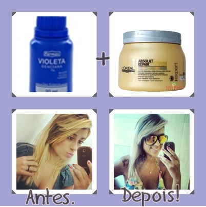 como tirar amarelado do cabelo