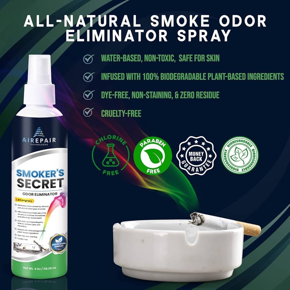 como tirar cheiro de cigarro