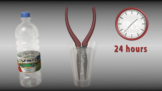 como tirar ferrugem de metal