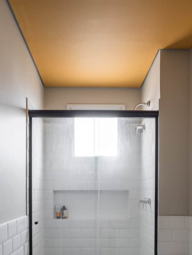 como tirar mofo do teto do banheiro