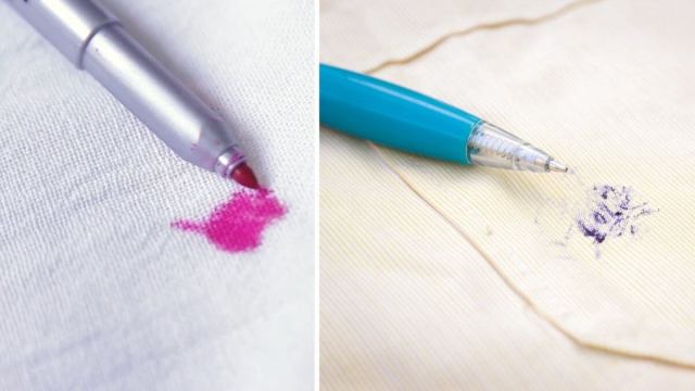 Como remover manchas de caneta de diferentes tipos de tecido