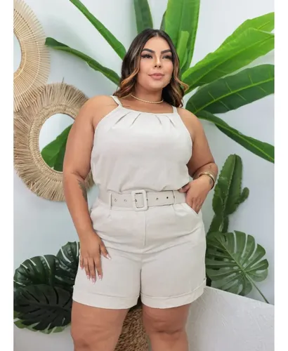 Conjunto alfaiataria feminino plus size preto