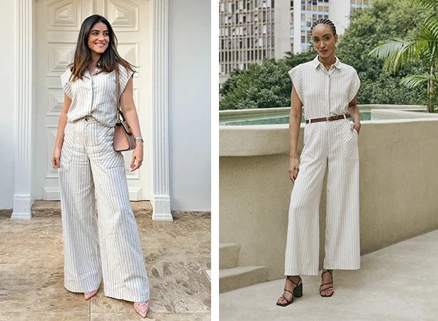 conjunto feminino estampado